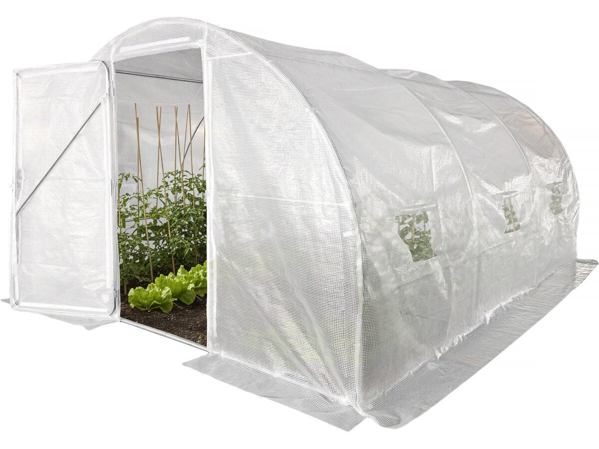 GEWÄCHSHAUSFOLIE mimosa weiss - Weiß, Kunststoff (85/174/85cm) - Habitat Garten