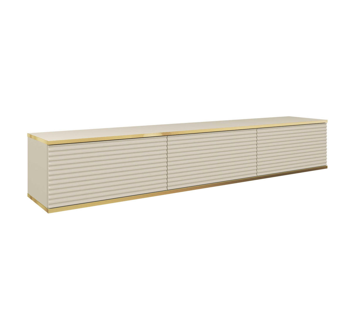 TV-LOWBOARD BEIGE - Beige, Holzwerkstoff (175/30/32cm) - FURNLUX