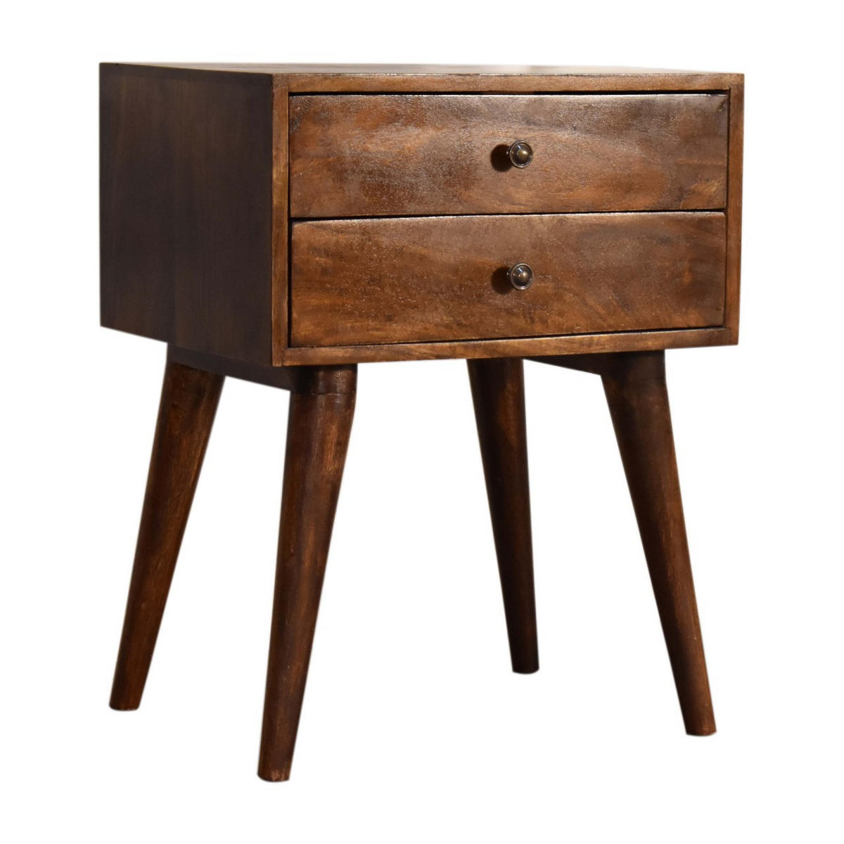 NOĆNI ORMARIĆ Ariella, kestenjasto smeđi - smeđa, drvo (45/57/35cm) - Artisan Furniture