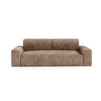 SCHLAFSOFA mit Bettkasten Beige - Beige/Schwarz, Holz/Holzwerkstoff (260/70/102cm) - Furnisell