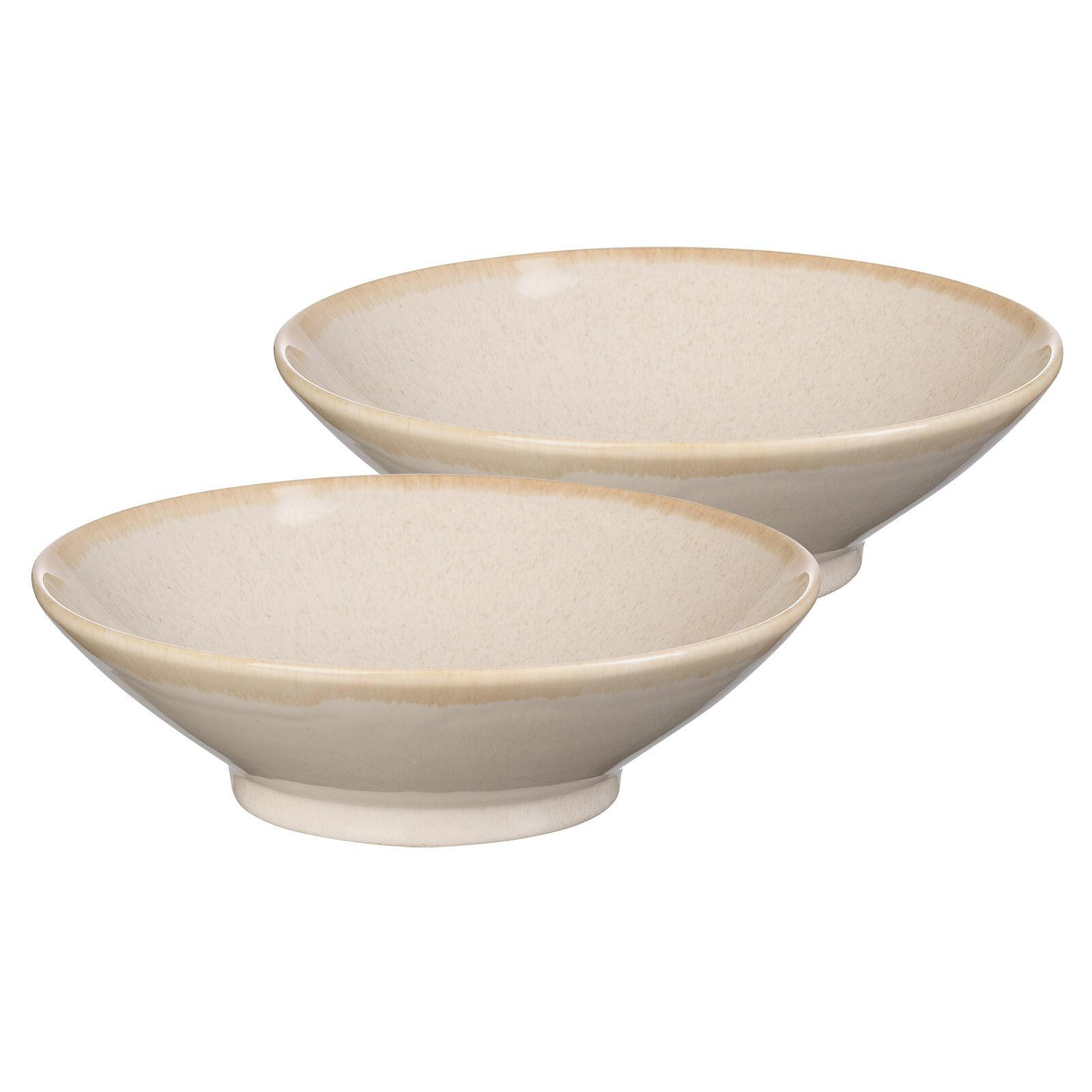 SERVIERSCHALEN Sahara Creme ø 24 cm 2er Set - Creme, Keramik (24/7/24cm) - Ritzenhoff Breker