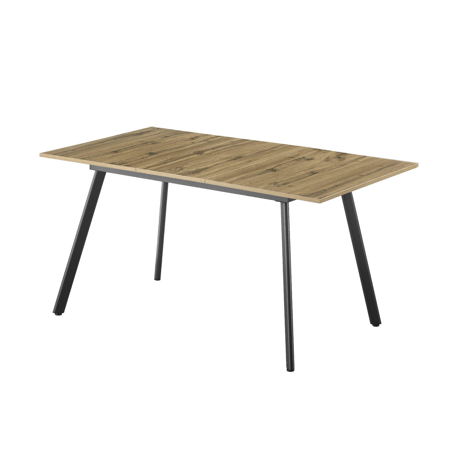 ESSTISCH MARA 120-160/80/76 cm Eiche - Eichefarben, Holz (80/120/76cm) - B&D Home