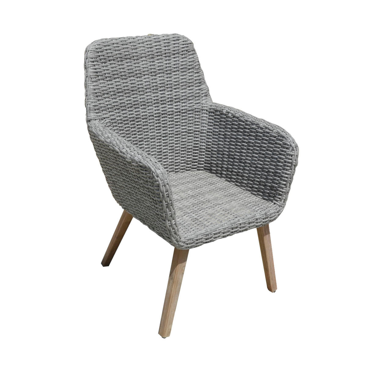 GARTEN-SITZGRUPPE Peer 5-teilig Gartenmöbel-Set - Hellbraun, Holz - DELUKE