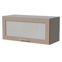 KLAPPHÄNGESCHRANK Brerra W4BS/80 WKF Grau / RAL 1019 graubeige Matt 80 / 32,5 / 36cm - Graubraun/Grau, Holz/Holzwerkstoff (80/36/32.5cm) - Feldmann-Wohnen