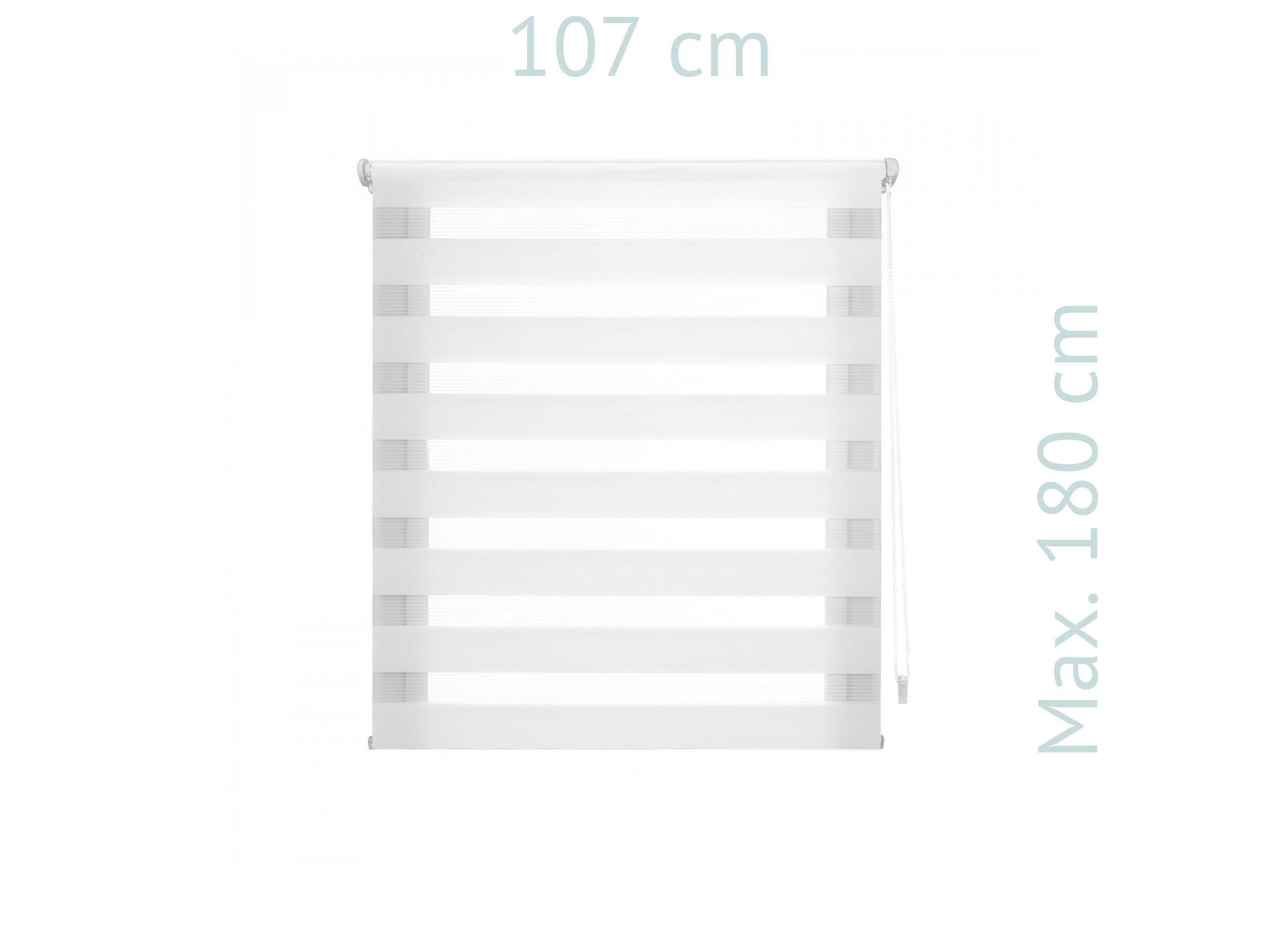 ROLLO Polyester Transluzent Cream 107x180 - Creme, Textil (107/180/1cm) - Purline