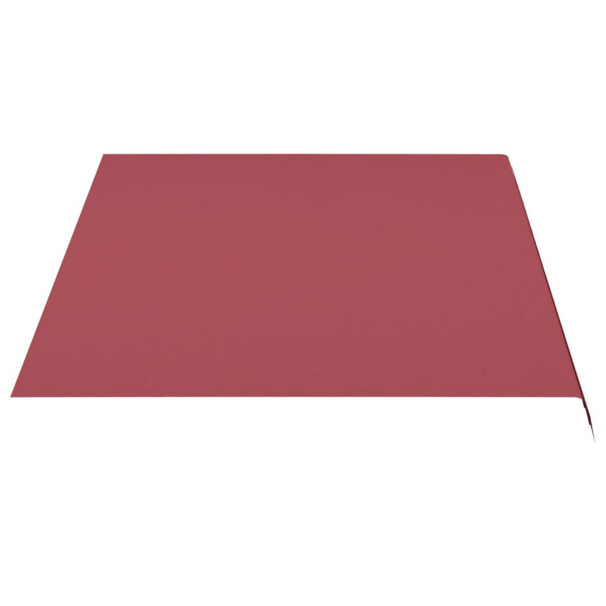 MARKISENSTOFF mit Volant| Rot, für 450x300cm Rahmen | Markisenbespannung Markisentuch - Rot, Textil (430/0.3/295cm) - DELUKE