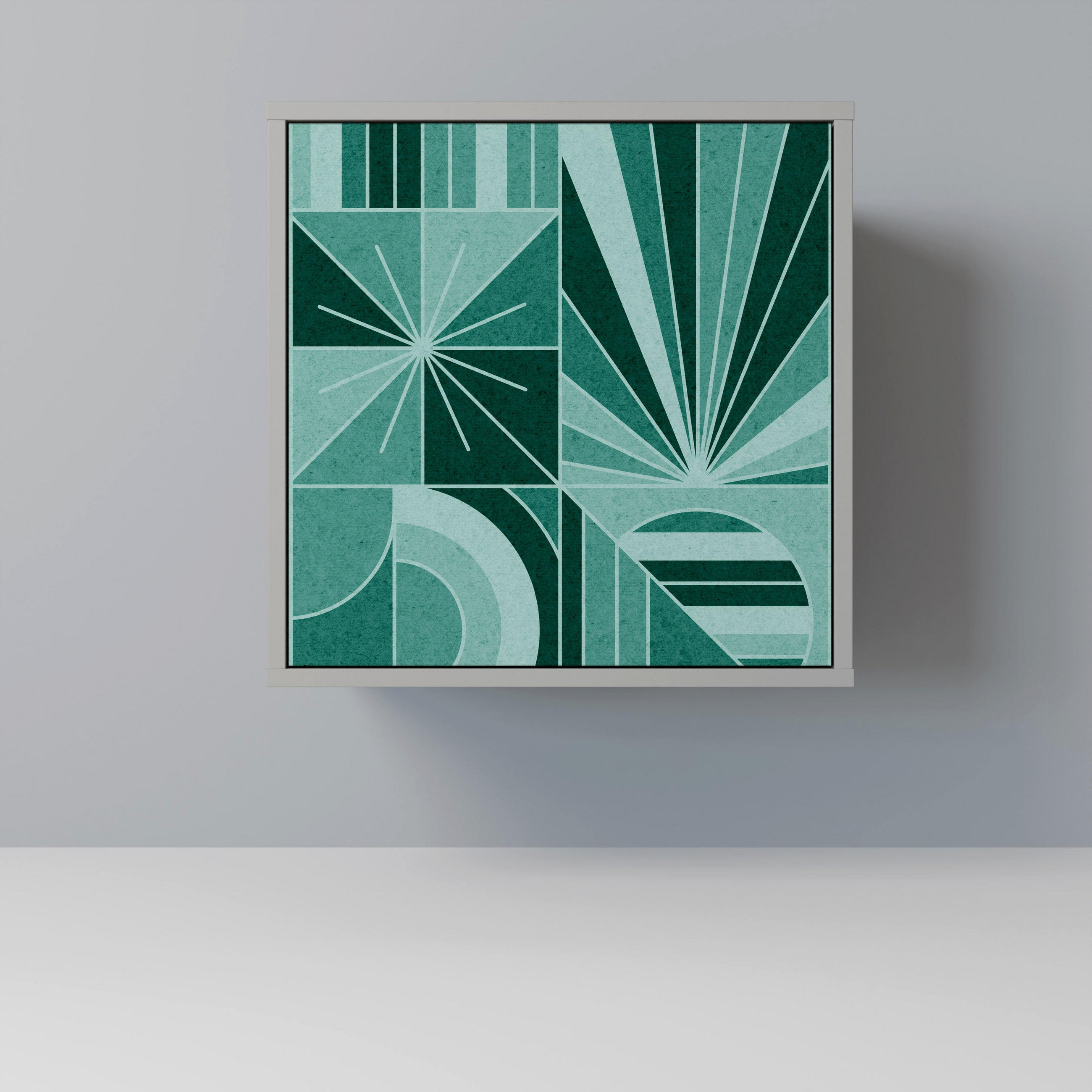 SpaceRebels Sideboard Grau 57.5x57.5x42 cm