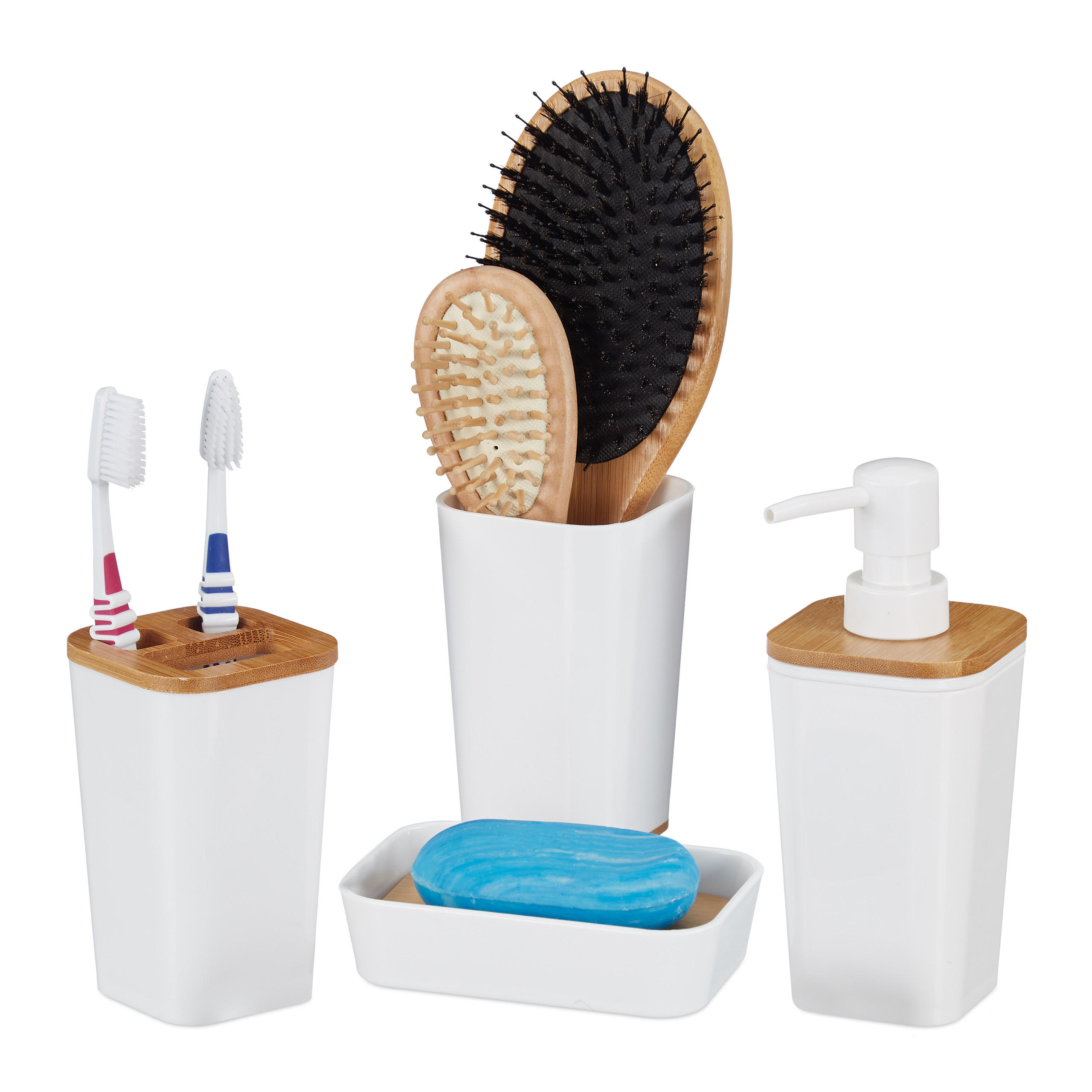 SET Alb Natur 4-piese