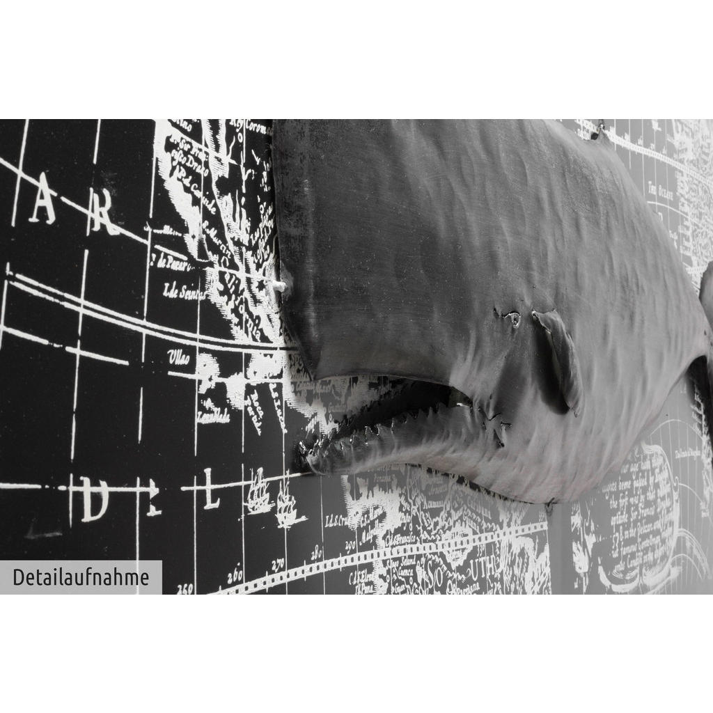 Thumbnail - Kunstloft Metallbild, Schwarz, Metall, 5.8x44 cm, Bilder und Zubehör, Wandbilder, Metallbilder