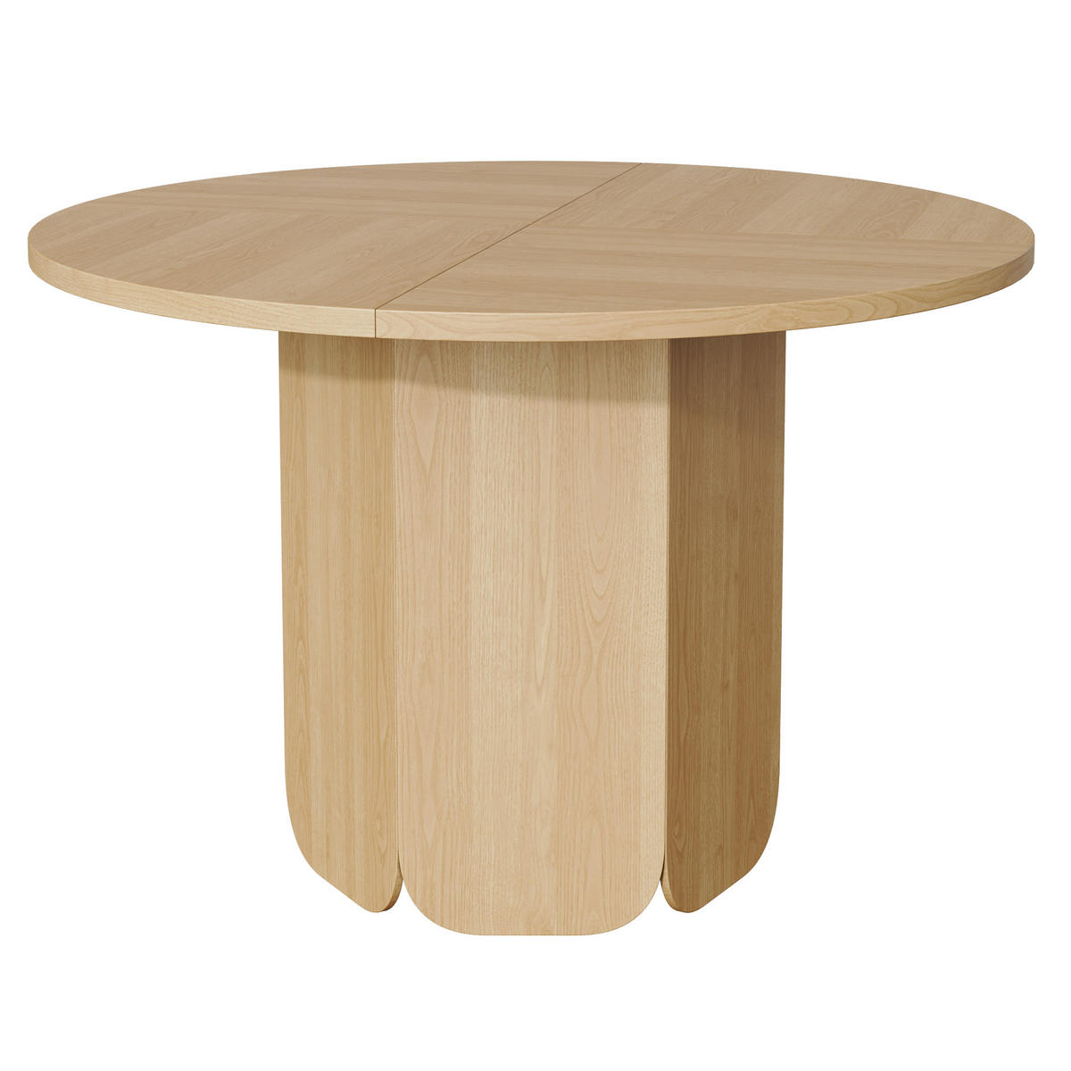 JÍDELNÍ STŮL kulatý 120cm dub skandinávský - barva dubu, kompozitní dřevo (120/120/75cm) - FLIEKS