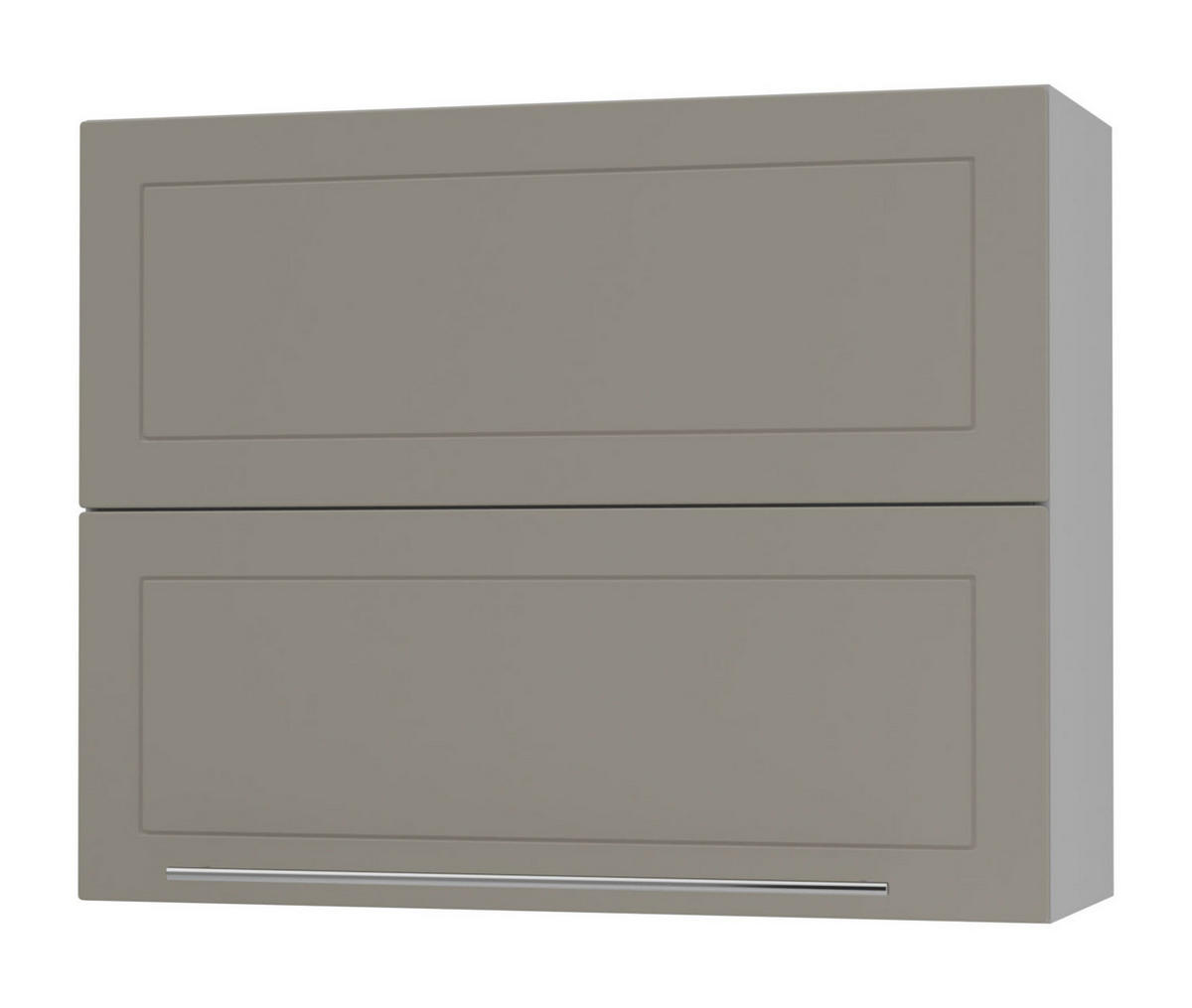 KÜCHENHÄNGESCHRANK Kvantum W8B/90 Beige Matt / Grau Matt 90 / 32,5 / 72cm - Beige/Grau, Holz/Holzwerkstoff (90/72/36cm) - Feldmann-Wohnen