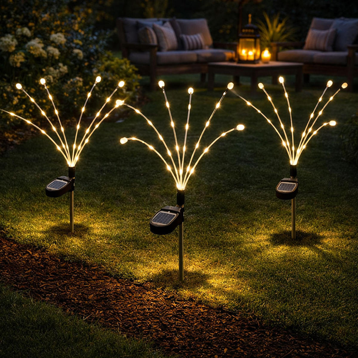 LED AUSSENLEUCHTE Solar Schwarz Weiß - Schwarz, Metall (5/6/70cm)