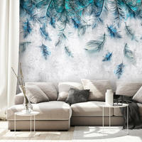 SELBSTKLEBENDE FOTOTAPETE 147/105 cm - Blau/Grau, Kunststoff/Textil (147/1cm) - KUNSTLOFT