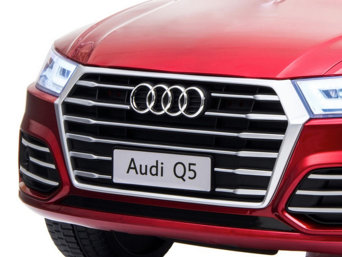 KINDER ELEKTROAUTO Audi Q5 Rot - Rot, Kunststoff (125/75/55cm) - TPFLiving