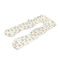 ERSATZBEZUG für KomfortKissen KIDS - Regenbogen - Blau/Gelb, Textil (60/120cm) - KomfortKissen