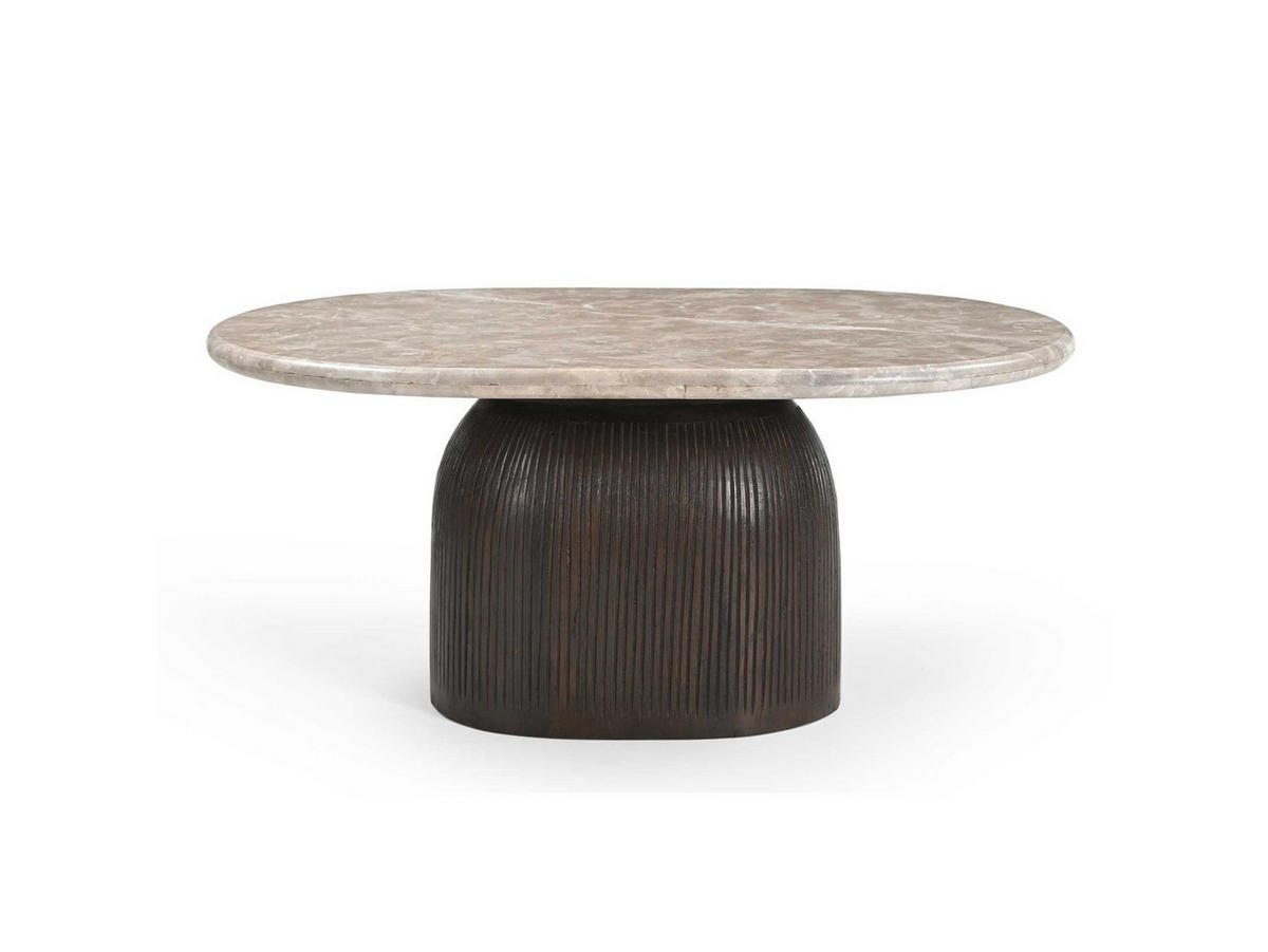 COUCHTISCH Noel Mangoholz 90 cm / 60 cm Braun - Braun, Holz (60/90/40cm)