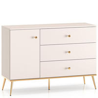 KOMMODE FRALIA,Creme - Creme, Holzwerkstoff (120/85/40cm) - KONSIMO®