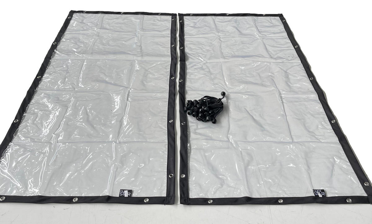 WETTERSCHUTZ Seitlich für Kaminholzregal 70/185 cm Transparent - Transparent, Kunststoff (70/185/1cm) - QUICK STAR