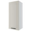 KÜCHENHÄNGESCHRANK Kvantum W4/40 Vanille Matt / Weiß Matt 40 / 32,5 / 96cm - Creme/Weiß, Holz/Holzwerkstoff (40/96/32.5cm) - Feldmann-Wohnen