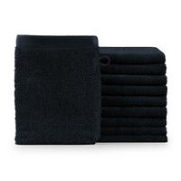 WASCHLAPPEN 10er-Set, 10x Waschlappen 15/20 cm, Dunkelblau - Dunkelblau, Textil (15/20cm) - Blumtal