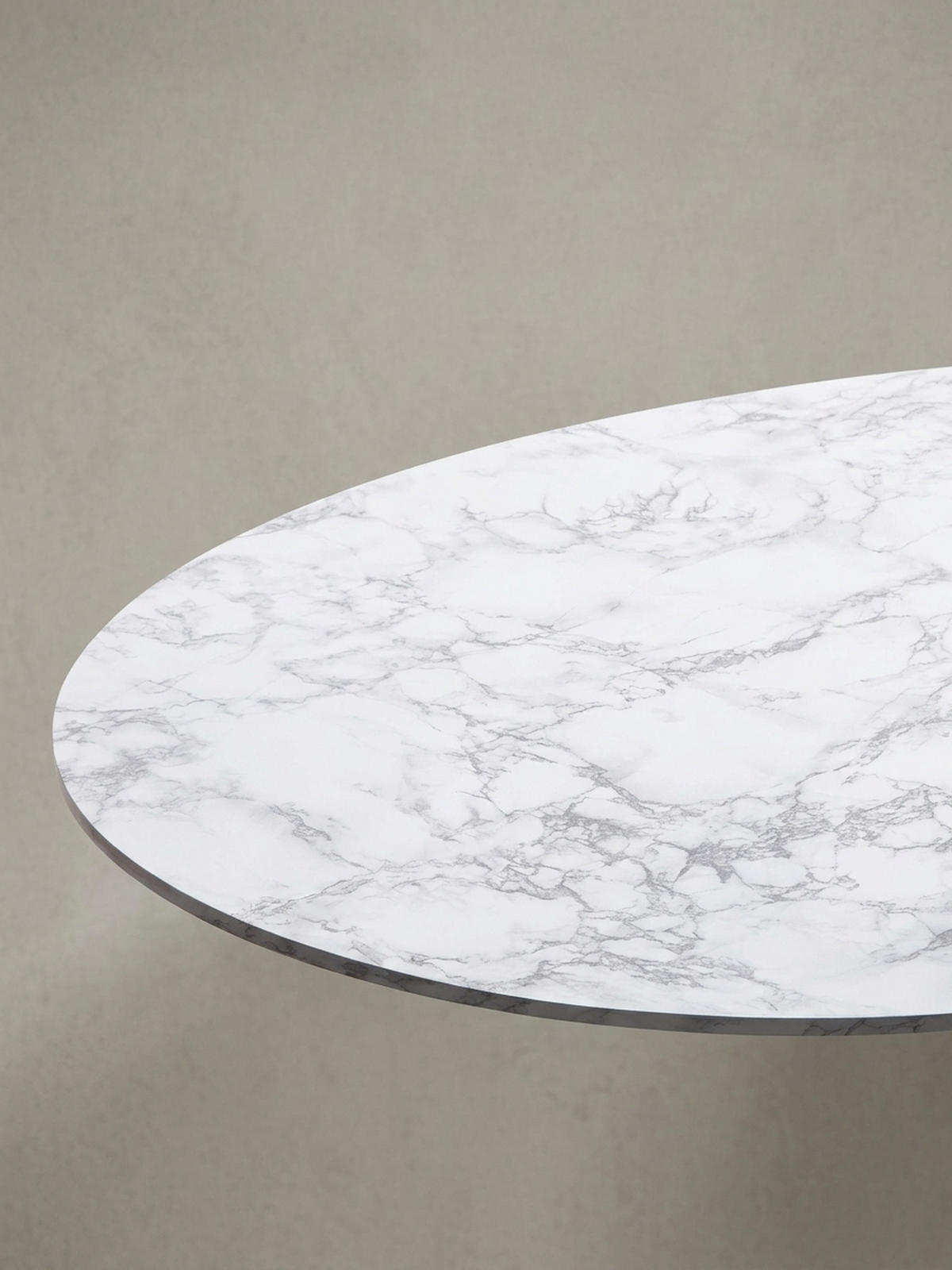COUCHTISCH Oval in Marmor-Optik mit goldfarbenem Gestell, Maße 120x40x60 cm - Goldfarben/Weiß, Holz/Metall (60/120/40cm) - KADIMA DESIGN