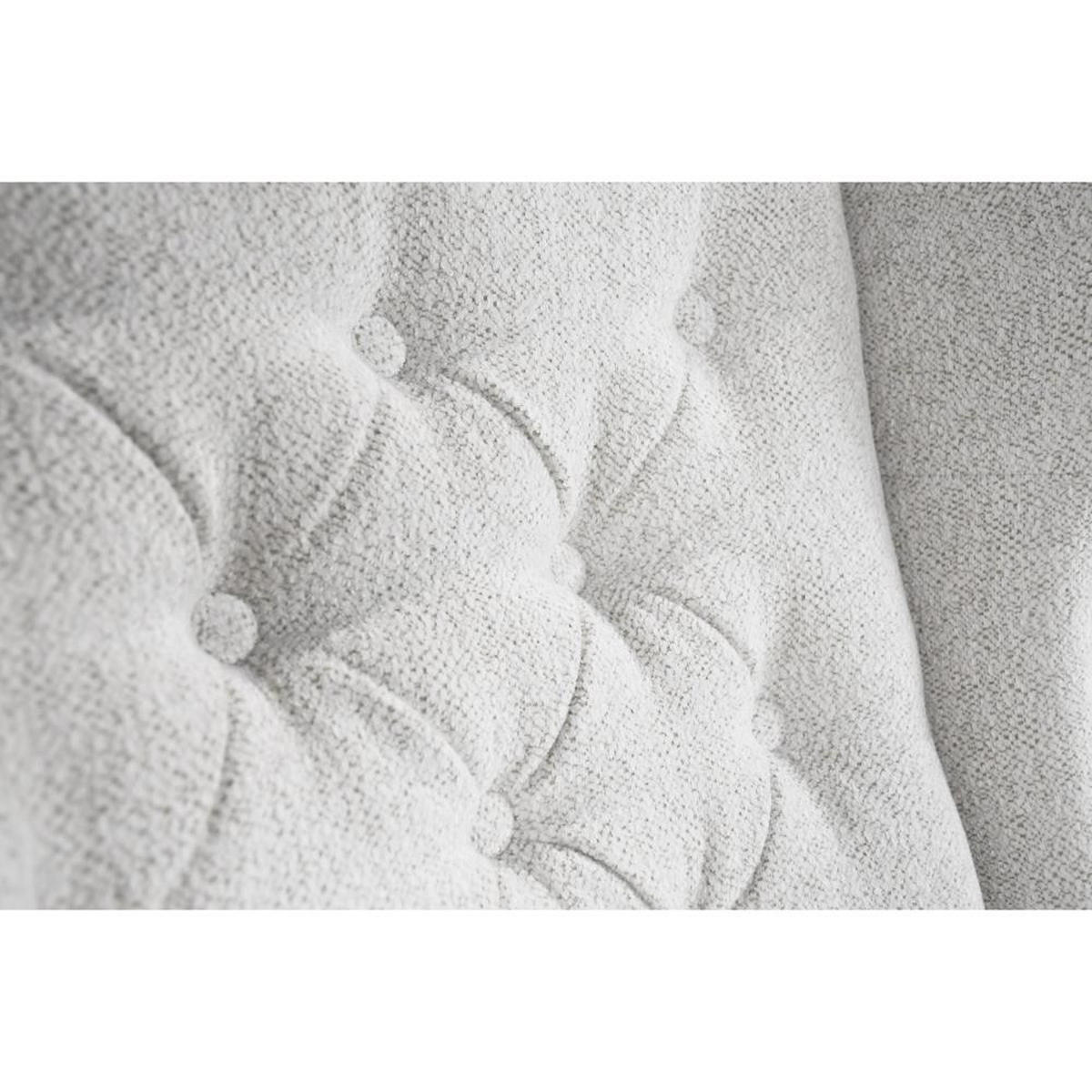 CHESTERFIELD-SESSEL Falco hellbeige mit Weiß Holzbeinen - Beige/Weiß, Holz/Textil (82/102/92cm) - Beautysofa