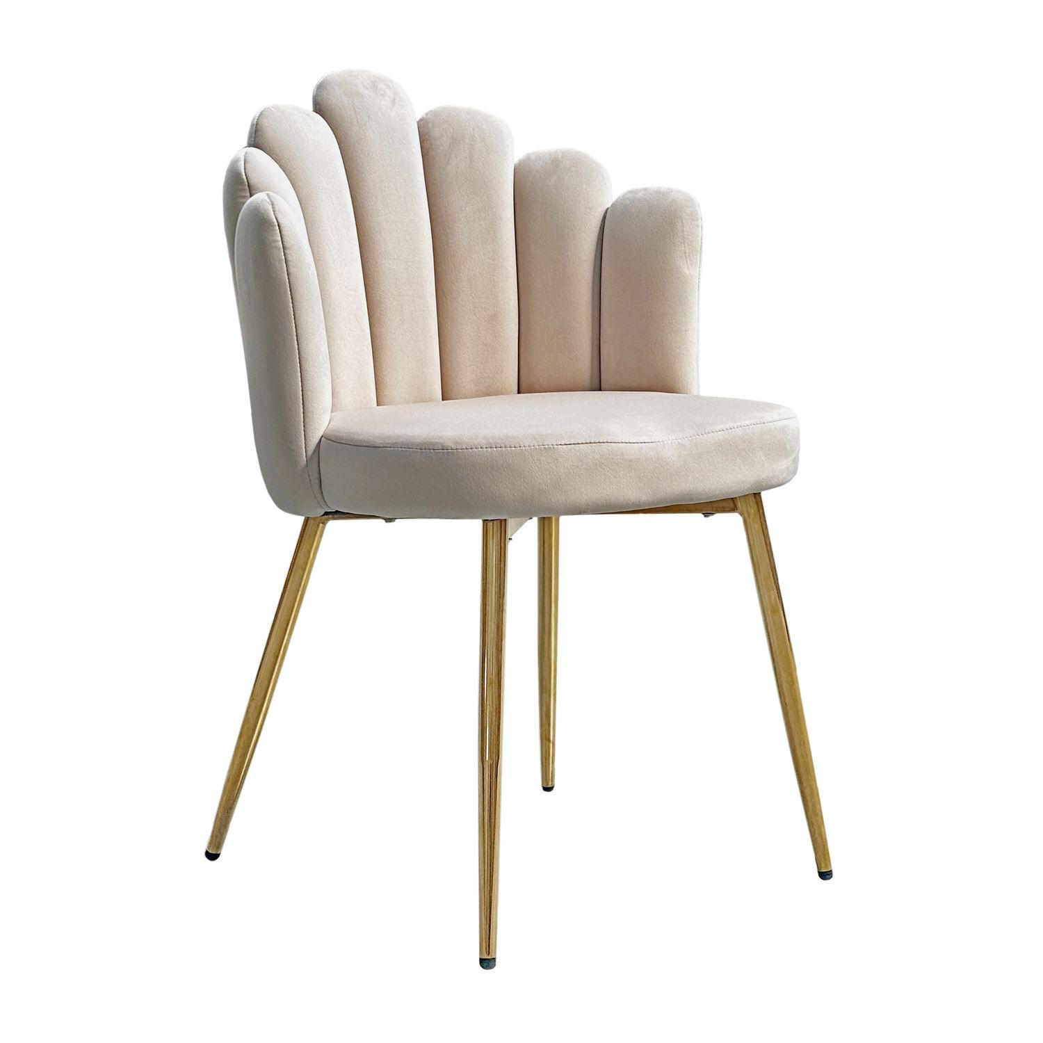 POLSTERSTUHL MARIS - Beige, Metall (46/83/42cm) - Lookway