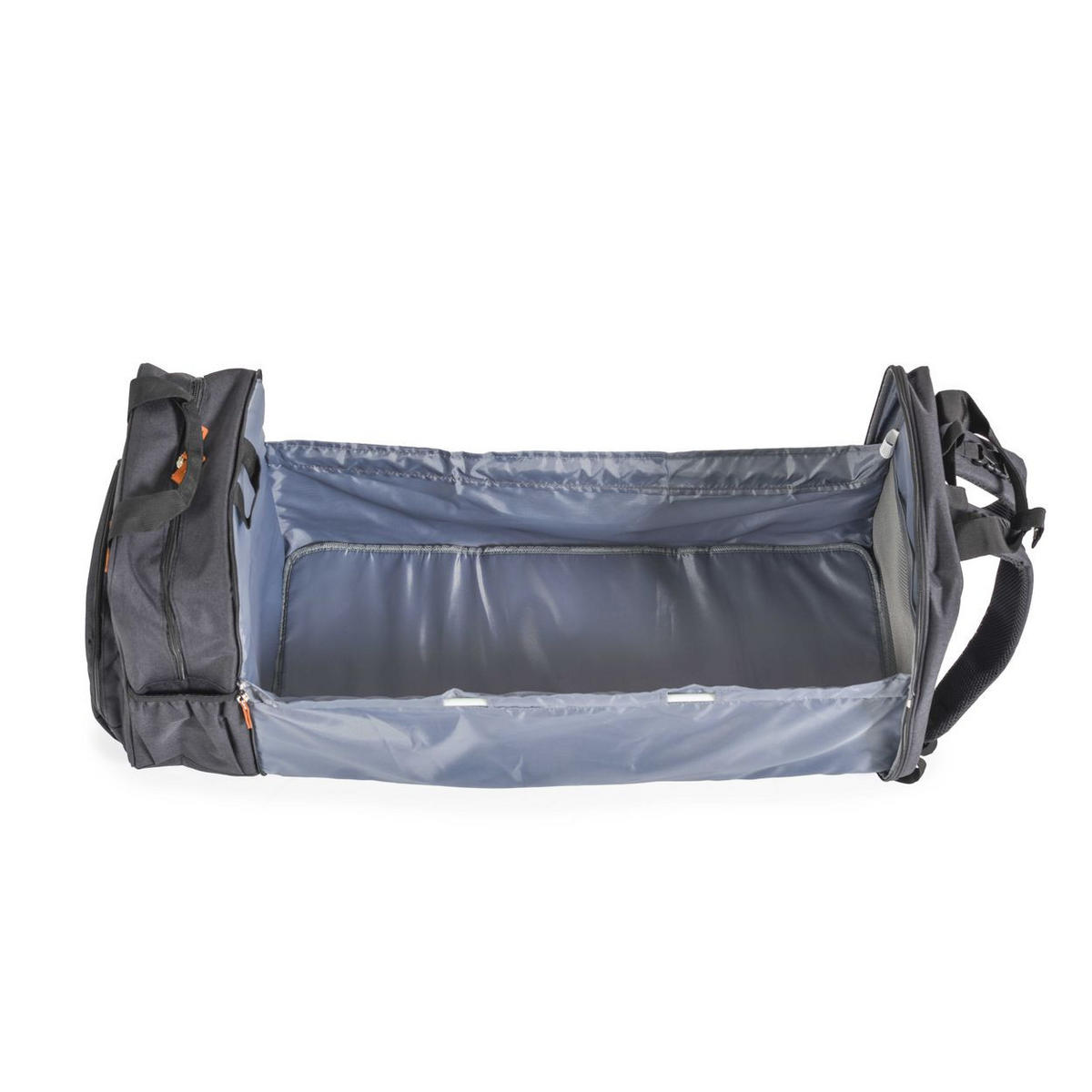 KINDERWAGENTASCHE Liana schwarz 2-in-1 Funktion, als Babybett nutzbar, als Rucksack verwendbar - Schwarz, Textil (31/43/9cm) - Cangaroo