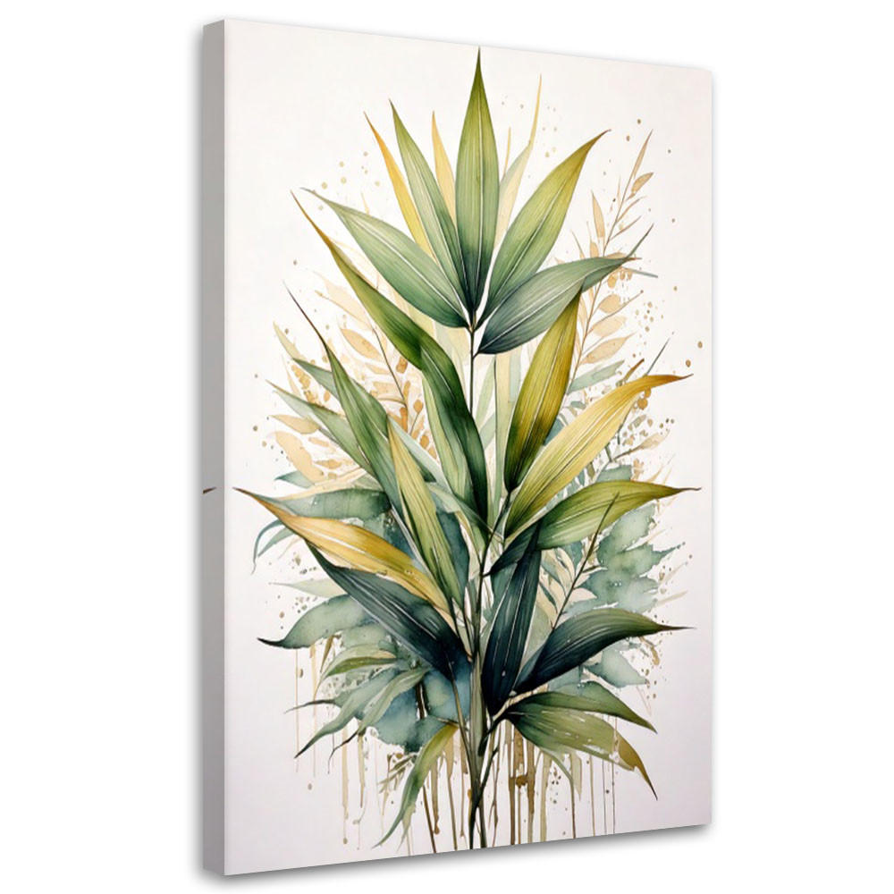 LEINWANDBILD Natur und Botanik 40x60cm - Grün, Textil (40/60cm) - Feeby