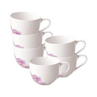 KAFFEETASSEN Rose Garden bunt 160 ml 6er Set - Multicolor, Keramik (0.16L) - Villeroy & Boch