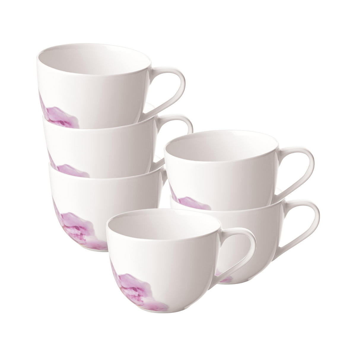 KAFFEETASSEN Rose Garden bunt 160 ml 6er Set - Multicolor, Keramik (0.16L) - Villeroy & Boch