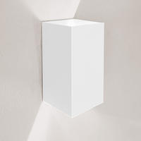 LED-WANDLAMPE Ixa High Power Weiß Rechteckig - Weiß, Metall (10/20/10cm) - s.luce