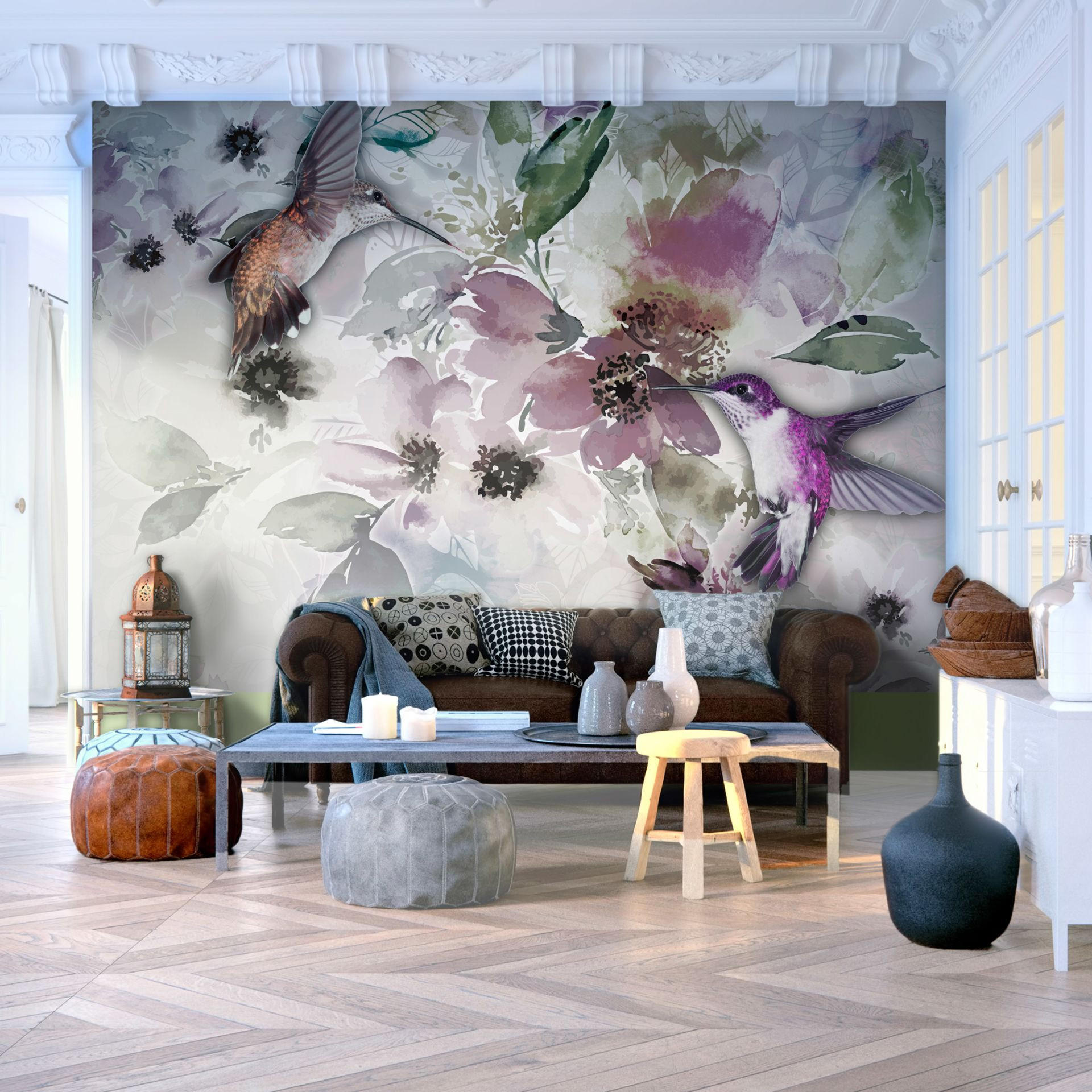SELBSTKLEBENDE FOTOTAPETE Bunt 98/70 cm - Multicolor, Kunststoff/Textil (98/1cm) - KUNSTLOFT