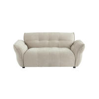SOFA - 2 Personen - stoff - beige Napizo - Beige, Holz/Textil (170/79/89cm) - Vente-Unique