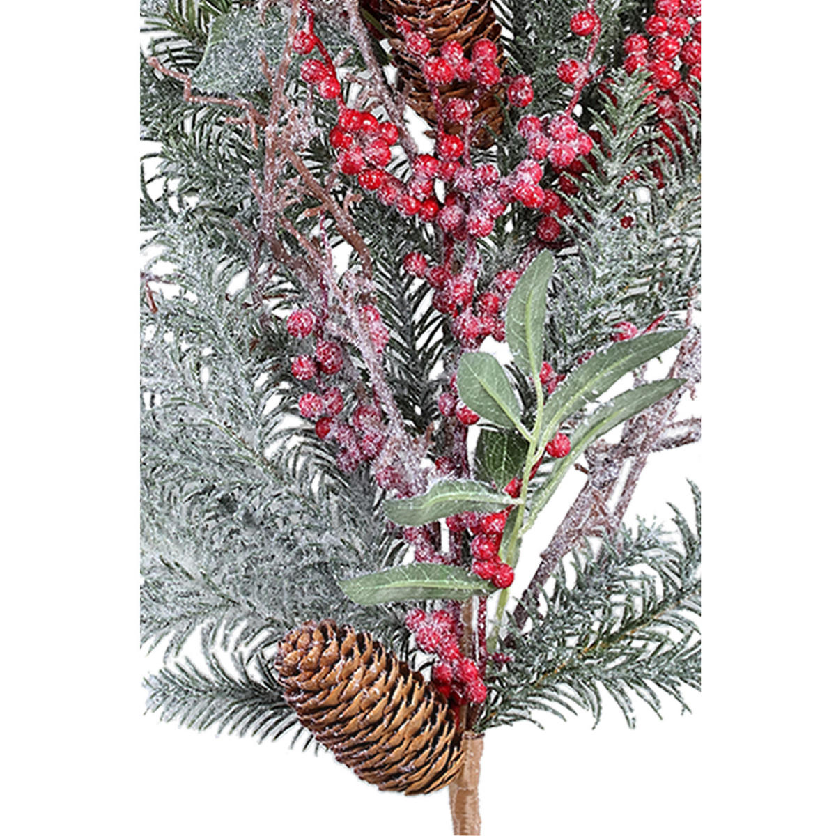 KUNSTBLATT Harte Grün 80/30/5cm - Grün, Kunststoff (30/5/80cm) - PTMD Collection