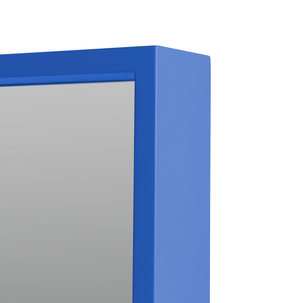 SPIEGEL aus MDF 70/50 cm Preußischblau NIKO - Blau, Holzwerkstoff (54/74/8cm) - RNT By Really Nice Things
