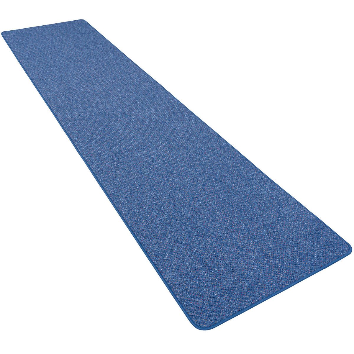 LÄUFER TEPPICH SCHLINGEN TEPPICH ALMA MELIERT - Blau, Textil (100/400cm) - Snapstyle