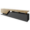 TV-LOWBOARD Ceelias 200 - Anthrazit, Holzwerkstoff (200/47/35cm) - MIRJAN24