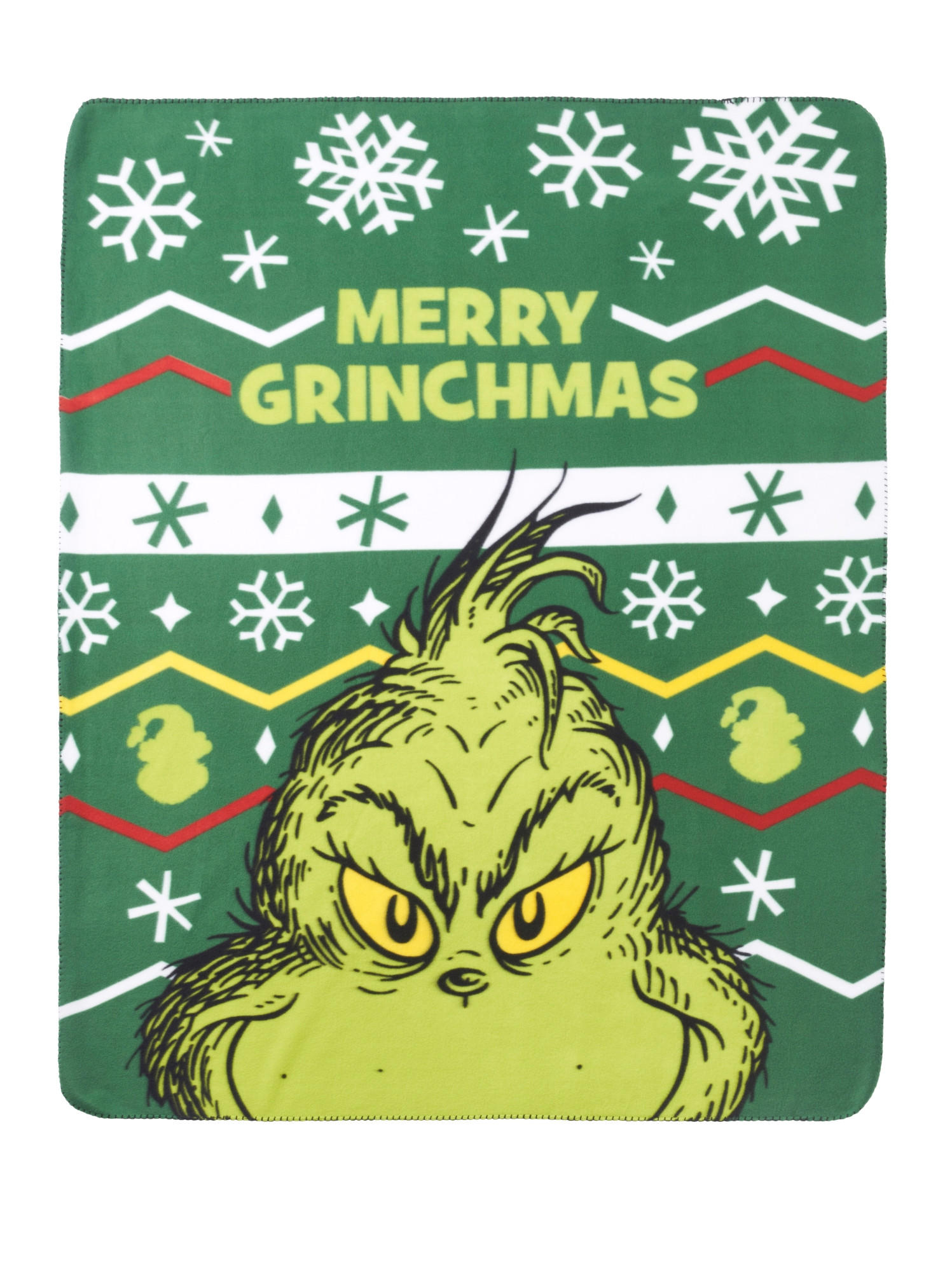 KUSCHELDECKE The Grinch Merry Grinchmas Grün 130 x 170 cm - Grün, Textil (130/170cm) - United Labels