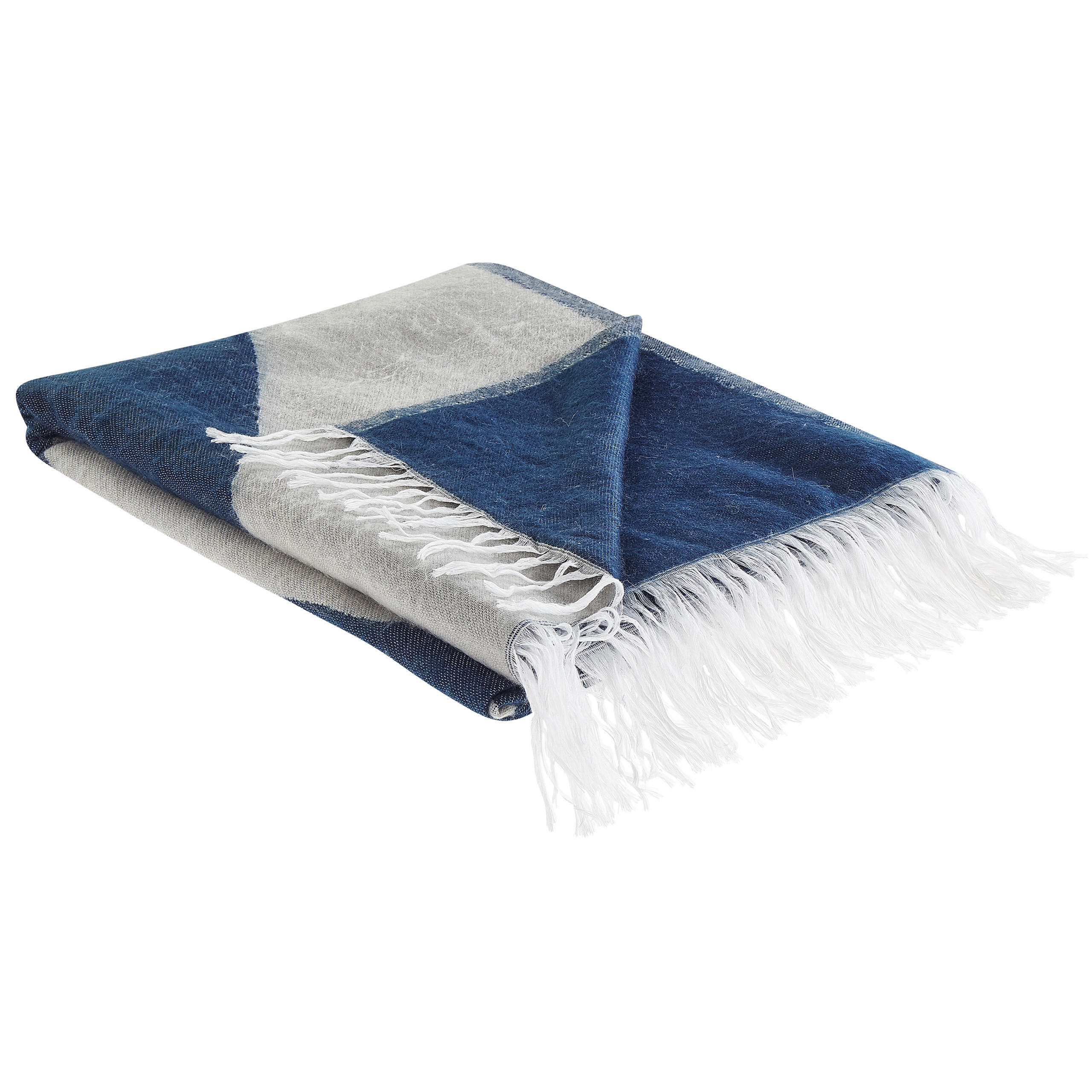 DECKE Marineblau Halede 130/170 cm - Dunkelblau, Textil (130/170cm) - Beliani