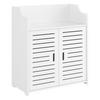 BADEZIMMERSCHRANK Trosa - Weiß, Kunststoff (60/72/32cm) - [en.casa]