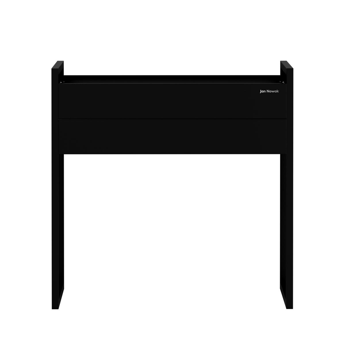 BLUMENKASTEN MARGARET H 100x100x38 cm - Schwarz, Metall (100/100/38cm) - Jan Nowak