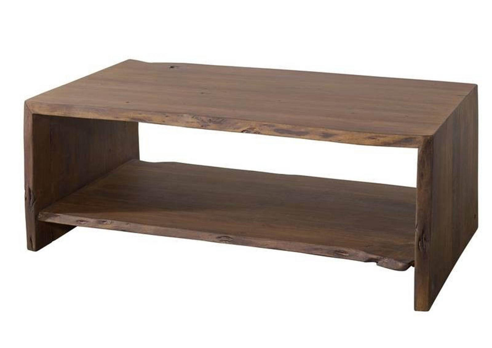 COUCHTISCH Akazie 120x70x45 braun lackiert PURE ACACIA #008 - Braun, Holz (120/70/45cm) - Massivmoebel24