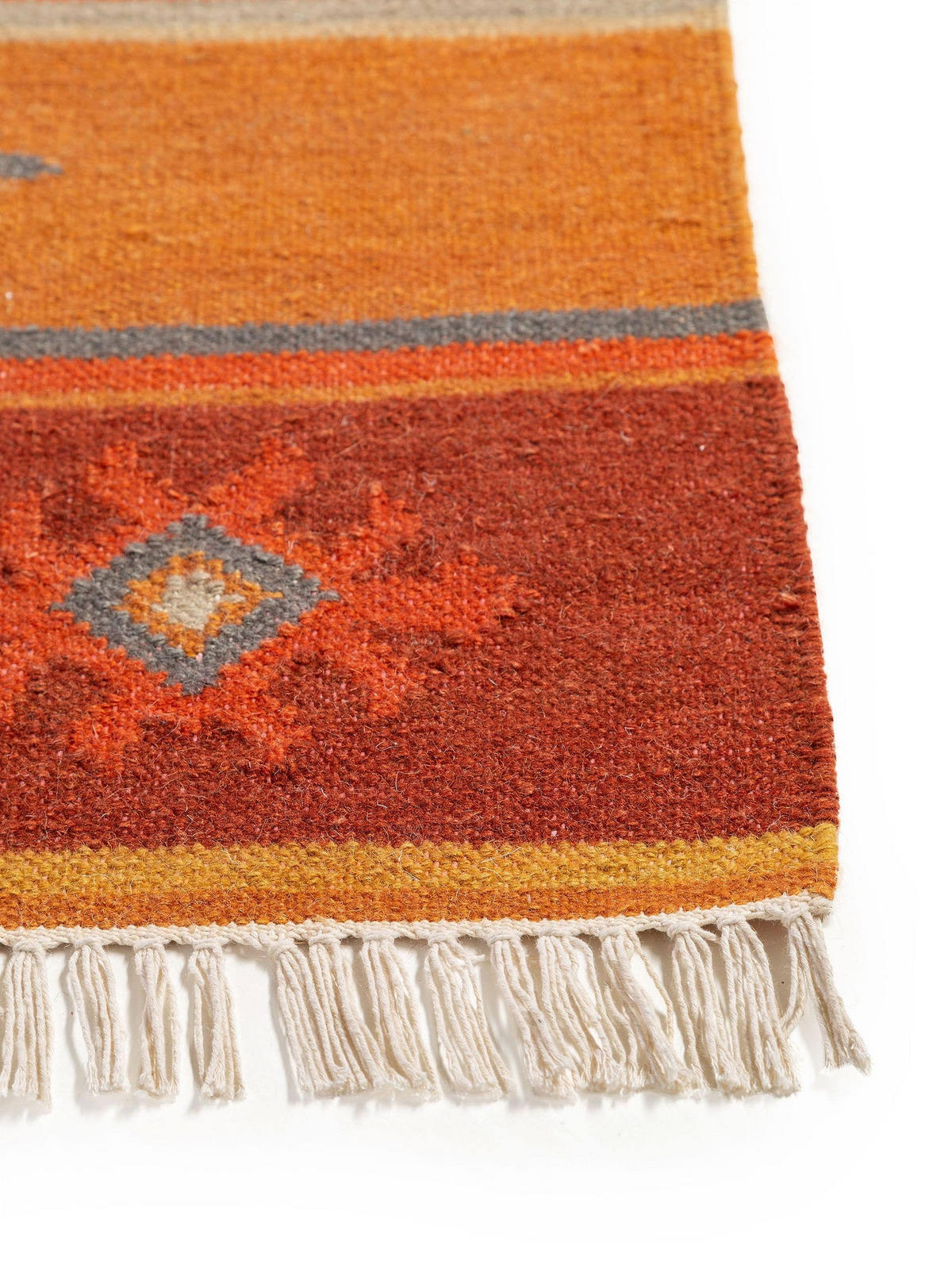 KELIM handgewebt Zohra Multicolor 70x140 cm - Multicolor, Textil (70/140cm) - benuta Pure