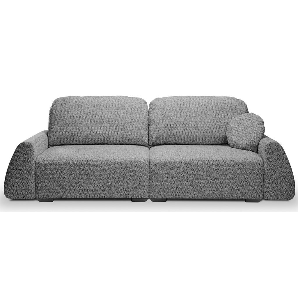 Thumbnail - DomoHome Schlafsofa, Grau, Textil, Rechteckig, 260x80x100 cm, Wohnzimmer, Sofas & Couches, Schlafsofas