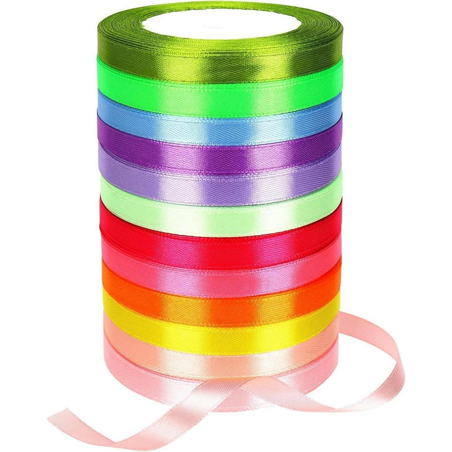 SATINBAND 12 Farben 10 mm 22 m Set - Multicolor, Textil (1/0.1/2000cm)