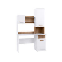 SCHREIBTISCH SCHÜLERSCHREIBTISCH GRANT G11/G12 WEIß 125/195/52,5 - Weiß, Holzwerkstoff (125/195/53cm)