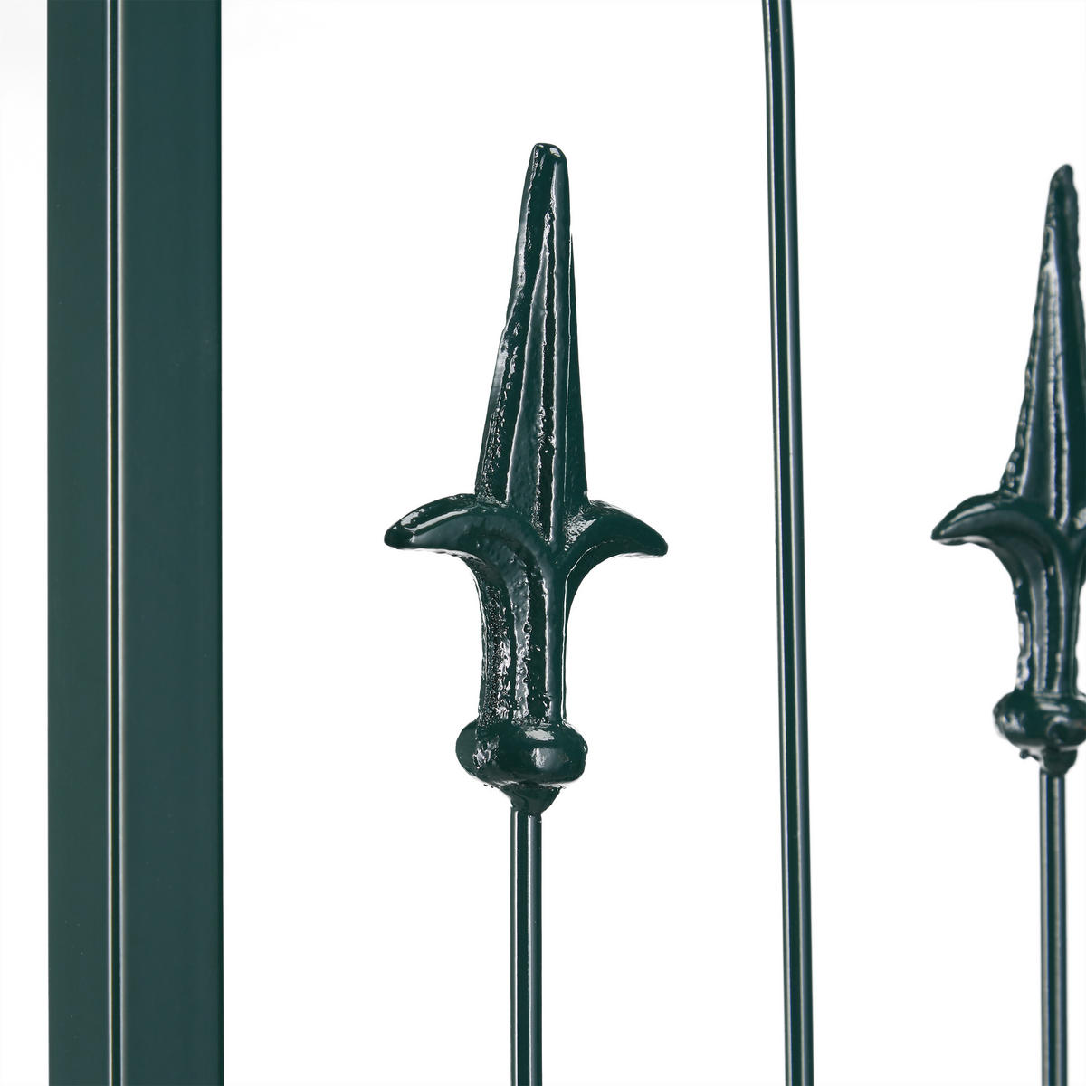 ROSENBOGEN - Dunkelgrün, Metall (202/205/52cm) - Relaxdays