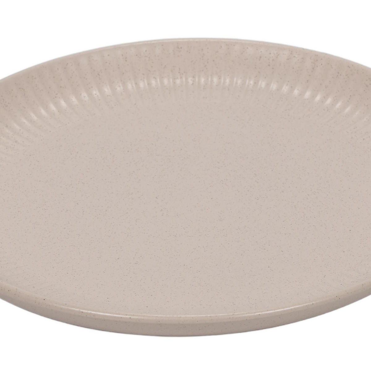 TELLER aus Steinzeug Rosa 22/22/2,1 cm - Rosa, Keramik (22cm) - Siaki