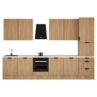 KÜCHENZEILE 360 cm - Sorento KS8-M360 - in Sonoma Eiche - Sonoma Eiche, Holz (360/247/52cm)